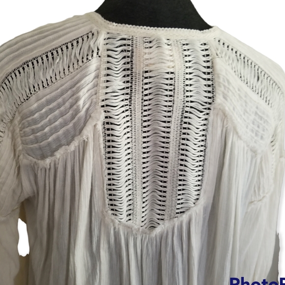 Boho peasant cotton gauzy floaty top, by Ralph Lauren Denim & Supply sz M - Picture 5 of 8